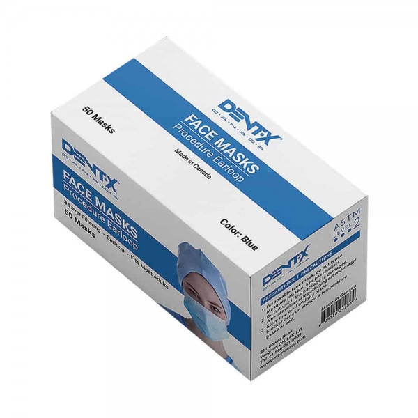 Dent-X Face Masks,Dent-X Canada Disposable Surgical Masks ASTM, AW Sales, Calgary AB